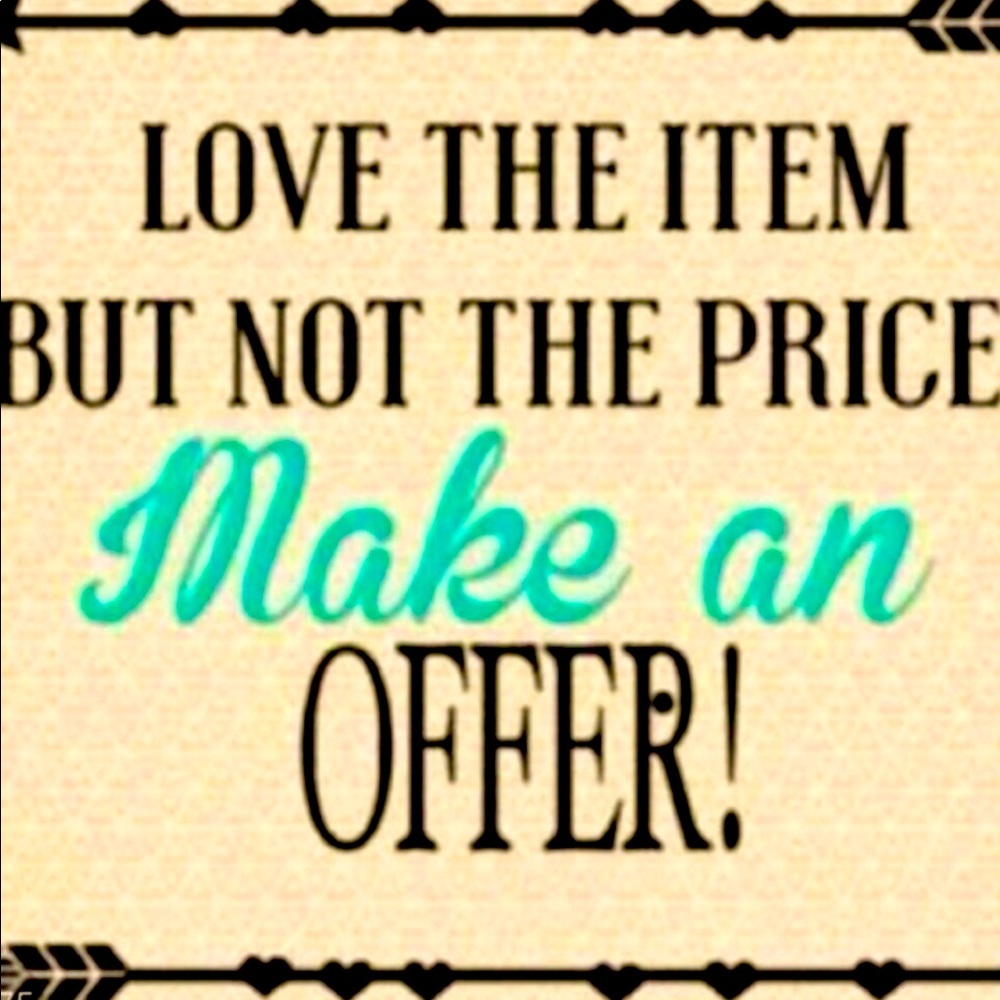Reasonable offers welcomed